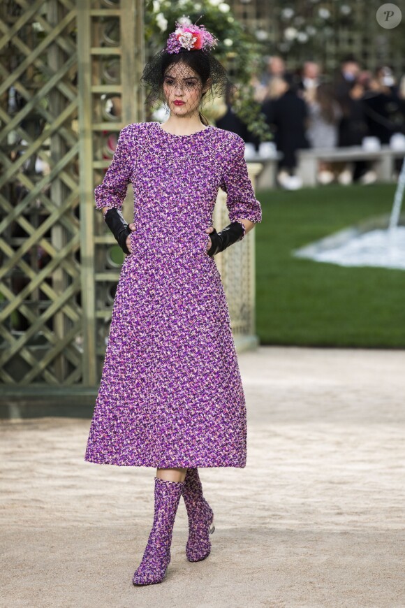 Défilé de mode printemps-été 2018 "Chanel" au Grand Palais à Paris Le 23 janvier 2018 © Olivier Borde / Bestimage