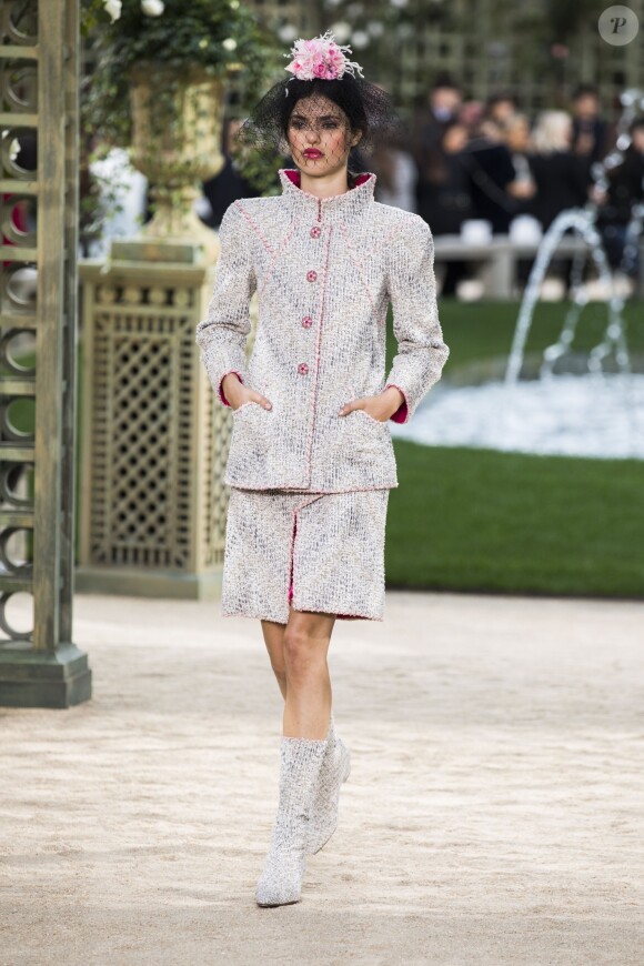 Défilé de mode printemps-été 2018 "Chanel" au Grand Palais à Paris Le 23 janvier 2018 © Olivier Borde / Bestimage