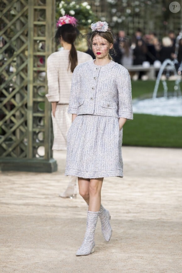 Défilé de mode printemps-été 2018 "Chanel" au Grand Palais à Paris Le 23 janvier 2018 © Olivier Borde / Bestimage