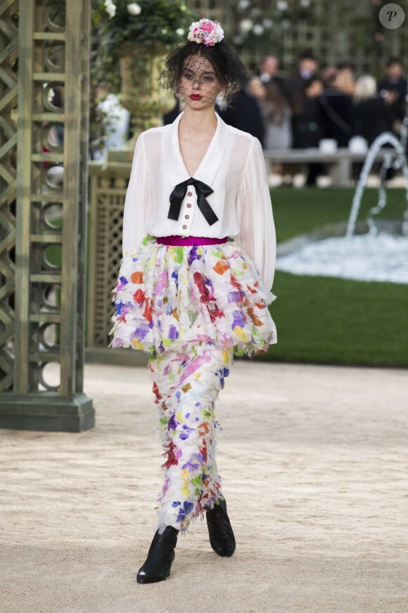 Défilé de mode printemps-été 2018 "Chanel" au Grand Palais à Paris Le 23 janvier 2018 © Olivier Borde / Bestimage