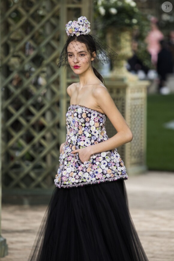 Défilé de mode printemps-été 2018 "Chanel" au Grand Palais à Paris Le 23 janvier 2018 © Olivier Borde / Bestimage