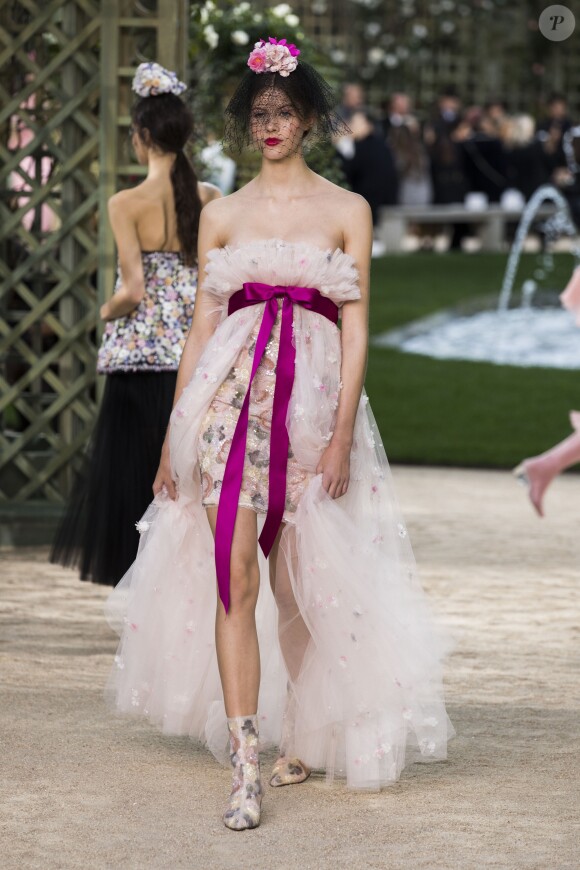 Défilé de mode printemps-été 2018 "Chanel" au Grand Palais à Paris Le 23 janvier 2018 © Olivier Borde / Bestimage