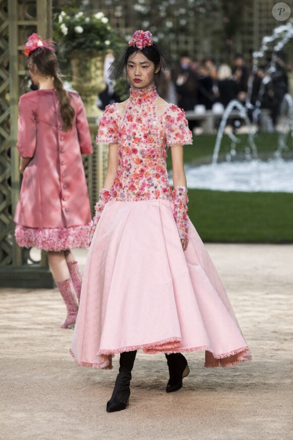 Défilé de mode printemps-été 2018 "Chanel" au Grand Palais à Paris Le 23 janvier 2018 © Olivier Borde / Bestimage