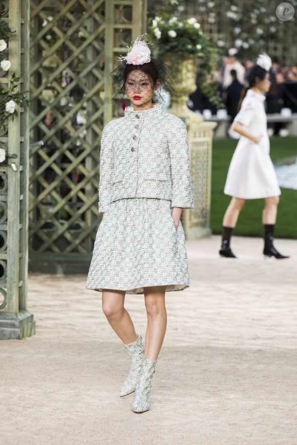 Défilé de mode printemps-été 2018 "Chanel" au Grand Palais à Paris Le 23 janvier 2018 © Olivier Borde / Bestimage