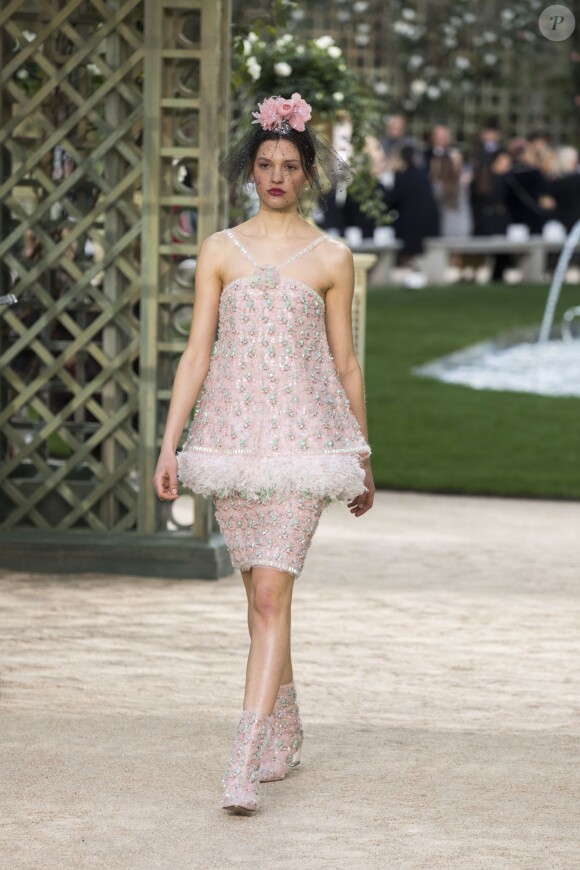Défilé de mode printemps-été 2018 "Chanel" au Grand Palais à Paris Le 23 janvier 2018 © Olivier Borde / Bestimage
