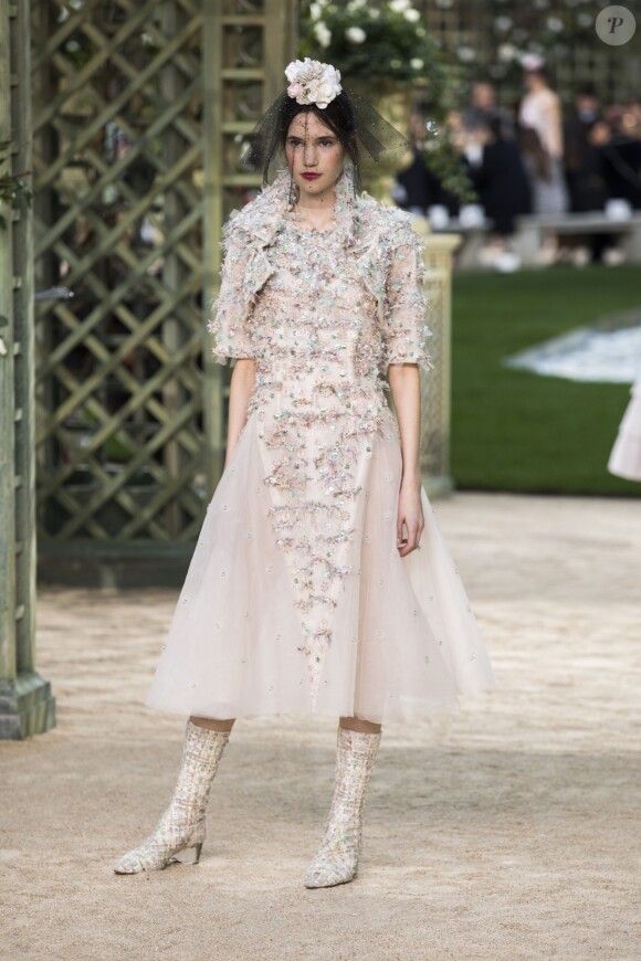 Défilé de mode printemps-été 2018 "Chanel" au Grand Palais à Paris Le 23 janvier 2018 © Olivier Borde / Bestimage