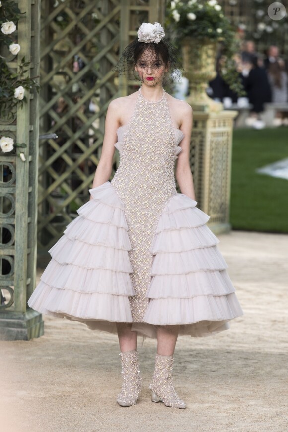Défilé de mode printemps-été 2018 "Chanel" au Grand Palais à Paris Le 23 janvier 2018 © Olivier Borde / Bestimage