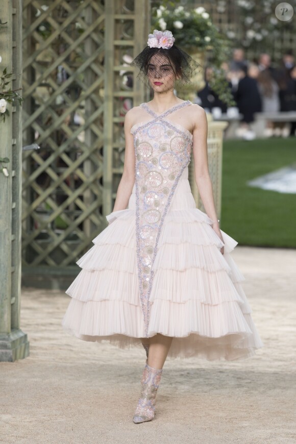 Défilé de mode printemps-été 2018 "Chanel" au Grand Palais à Paris Le 23 janvier 2018 © Olivier Borde / Bestimage