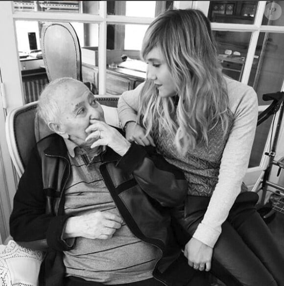 Bérengère Krief et son défunt grand-père, Instagram, 20 janvier 2018