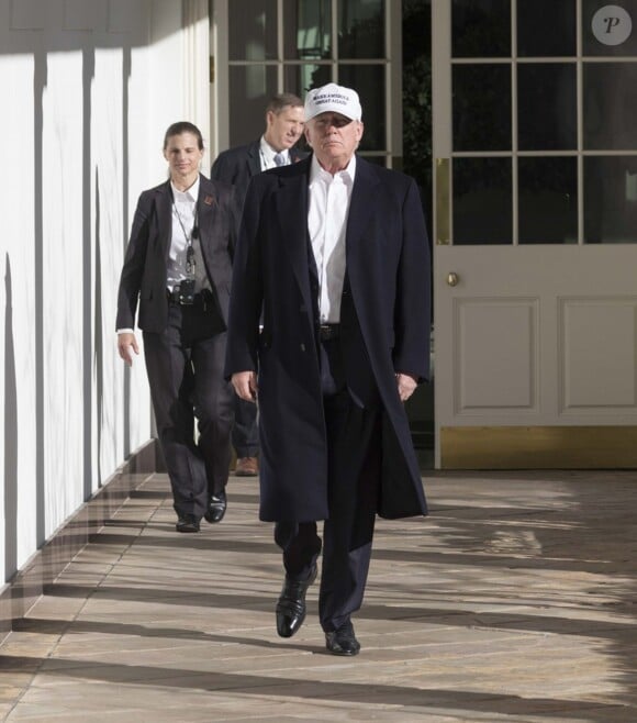 Le président Donald Trump à la maison Blanche à Washington le 20 janvier 2018.