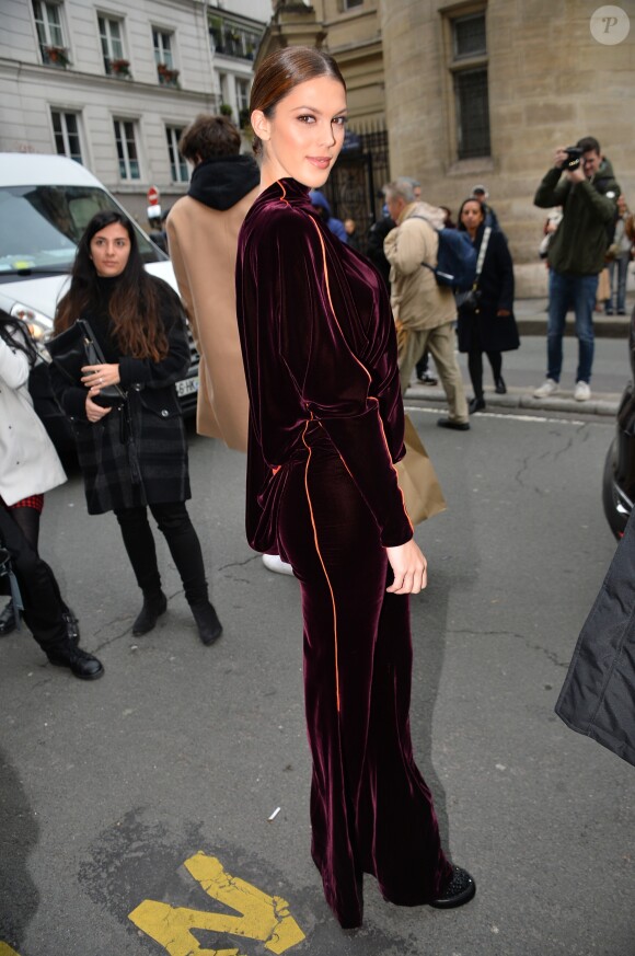 Iris Mittenaere au défilé de mode Jean Paul Gaultier, collection haute-couture printemps-été 2018, à Paris. Le 24 janvier 2018 © CVS - Veeren / Bestimage
