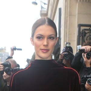 Iris Mittenaere au défilé de mode Jean Paul Gaultier, collection haute-couture printemps-été 2018, à Paris. Le 24 janvier 2018 © CVS - Veeren / Bestimage