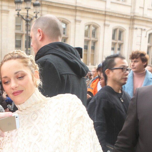 Marion Cotillard au défilé de mode Jean Paul Gaultier, collection haute-couture printemps-été 2018, à Paris. Le 24 janvier 2018 © CVS - Veeren / Bestimage