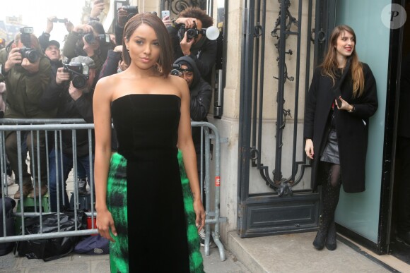 Kat Graham au défilé de mode Jean Paul Gaultier, collection haute-couture printemps-été 2018, à Paris. Le 24 janvier 2018 © CVS - Veeren / Bestimage