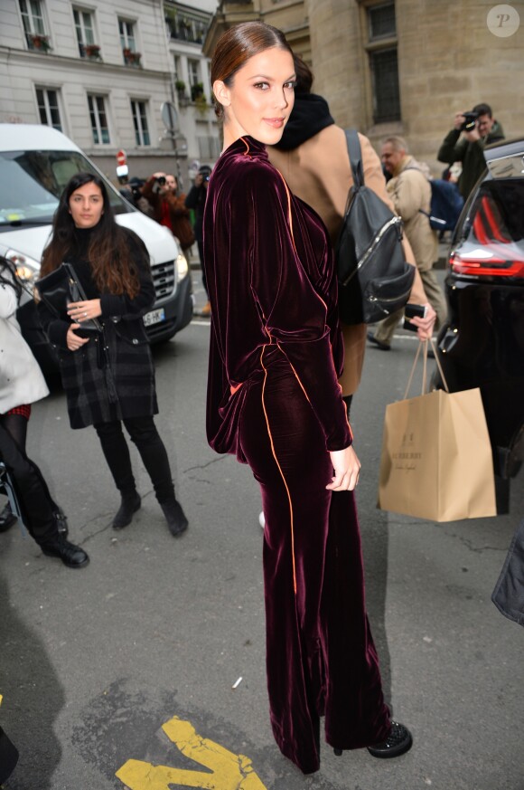 Iris Mittenaere au défilé de mode Jean Paul Gaultier, collection haute-couture printemps-été 2018, à Paris. Le 24 janvier 2018 © CVS - Veeren / Bestimage