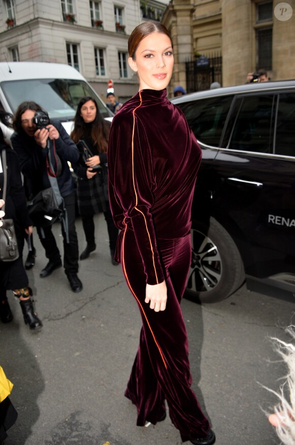Iris Mittenaere au défilé de mode Jean Paul Gaultier, collection haute-couture printemps-été 2018, à Paris. Le 24 janvier 2018 © CVS - Veeren / Bestimage