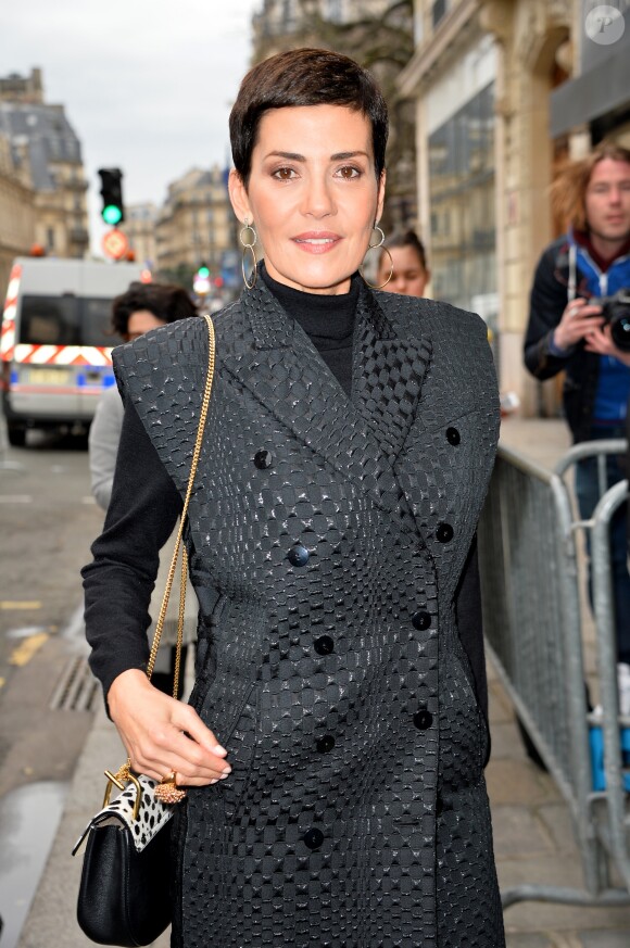 Cristina Cordula au défilé de mode Jean Paul Gaultier, collection haute-couture printemps-été 2018, à Paris. Le 24 janvier 2018 © CVS - Veeren / Bestimage