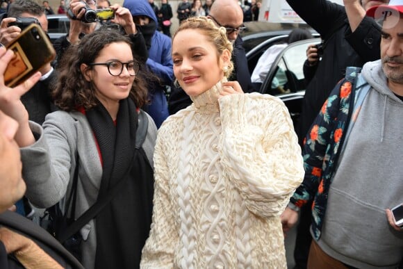 Marion Cotillard au défilé de mode Jean Paul Gaultier, collection haute-couture printemps-été 2018, à Paris. Le 24 janvier 2018 © CVS - Veeren / Bestimage