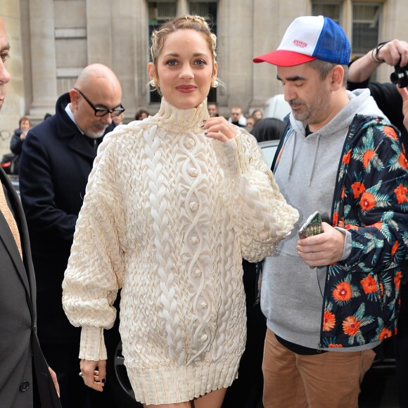Marion Cotillard au défilé de mode Jean Paul Gaultier, collection haute-couture printemps-été 2018, à Paris. Le 24 janvier 2018 © CVS - Veeren / Bestimage