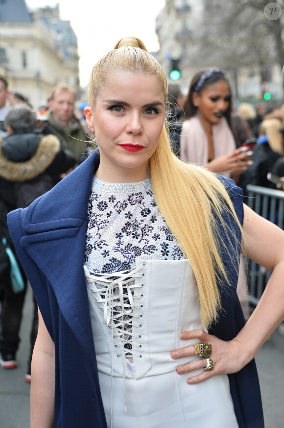 Paloma Faith au défilé de mode Jean Paul Gaultier, collection haute-couture printemps-été 2018, à Paris. Le 24 janvier 2018 © CVS - Veeren / Bestimage