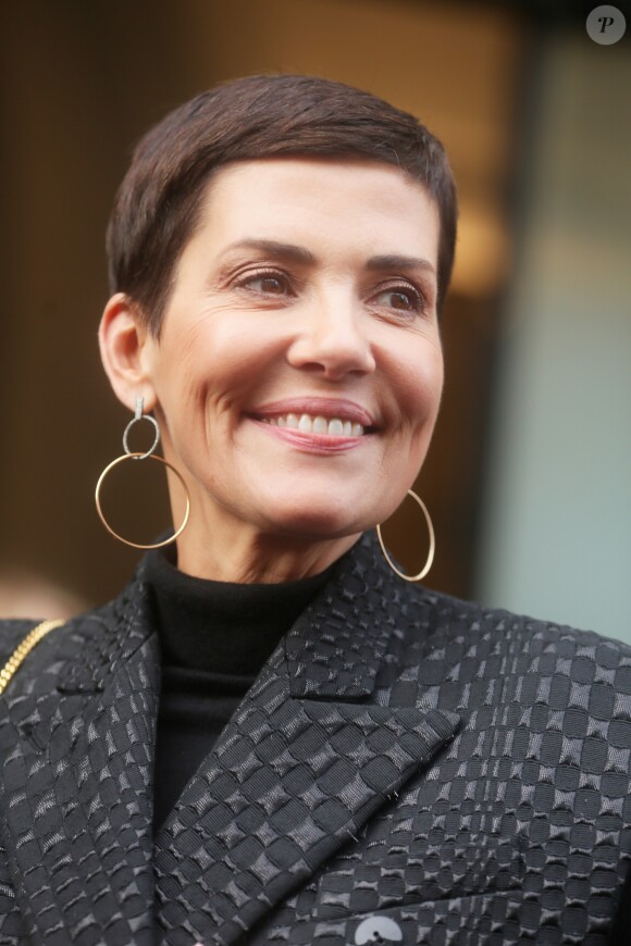 Cristina Cordula au défilé de mode Jean Paul Gaultier, collection haute-couture printemps-été 2018, à Paris. Le 24 janvier 2018 © CVS - Veeren / Bestimage