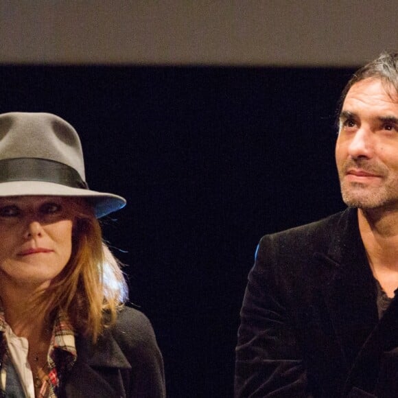 Semi-exclusif - Samuel Benchetrit et sa compagne Vanessa Paradis assistent à la projection du film "Chien" lors du 32ème Festival International du Film Francophone de Namur, Belgique, le 4 octobre 2017. © Alain Rolland/ImageBuzz/Bestimage