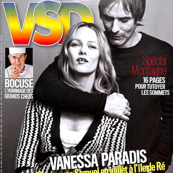 Couverture du magazine "VSD" en kiosques le 25 janvier 2018