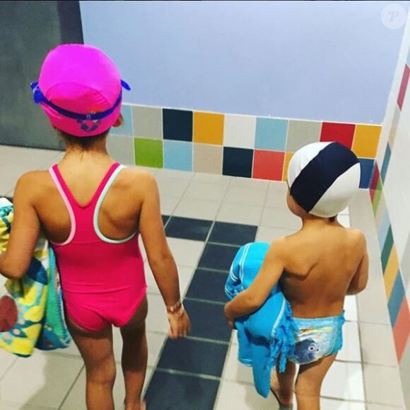 Charlie et Alphonse, les enfants d'Alessandra Sublet, 15 janvier 2018, Instagram