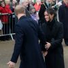 Le prince Harry et Meghan Markle en visite au château de Cardiff, le 18 janvier 2018.