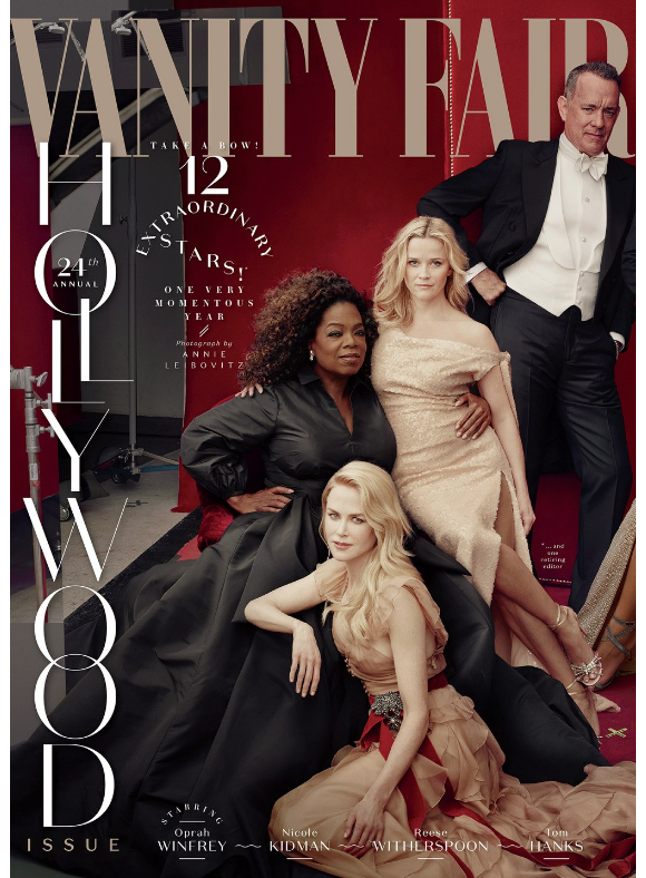 Vanity Fair, spécial Hollywood, janvier 2018.