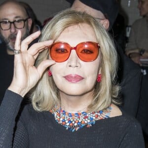 Amanda Lear au défilé de mode Jean Paul Gaultier, collection haute couture printemps-été 2018, à Paris. Le 24 janvier 2018  © Olivier Borde / Bestimage