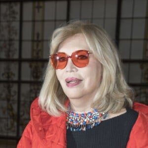 Amanda Lear au défilé de mode Jean Paul Gaultier, collection haute couture printemps-été 2018, à Paris. Le 24 janvier 2018 © Olivier Borde / Bestimage