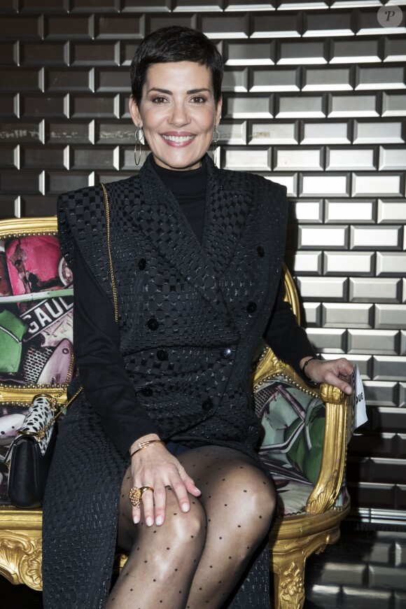 Cristina Cordula au défilé de mode Jean Paul Gaultier, collection haute couture printemps-été 2018, à Paris. Le 24 janvier 2018  © Olivier Borde / Bestimage