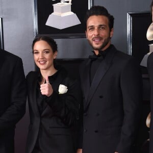 Exclusif - Jain et son producteur Maxim Nucci (Yodelice) à la 60ème soirée annuelle des Grammy Awards à Madison Square Garden à New York, le 28 janvier 2018 © Chris Delmas/Bestimage