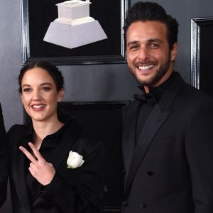 Exclusif - Jain et son producteur Maxim Nucci (Yodelice) à la 60ème soirée annuelle des Grammy Awards à Madison Square Garden à New York, le 28 janvier 2018 © Chris Delmas/Bestimage