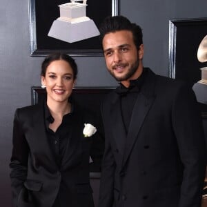 Exclusif - Jain et son producteur Maxim Nucci (Yodelice) à la 60ème soirée annuelle des Grammy Awards à Madison Square Garden à New York, le 28 janvier 2018 © Chris Delmas/Bestimage