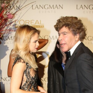 Julie Jardon et son ex-compagnon Igor Bogdanov à la soirée Couture Ball, au Mona Bismarck American Center à Paris, le 26 janvier 2018. © Philippe Baldini/Bestimageris