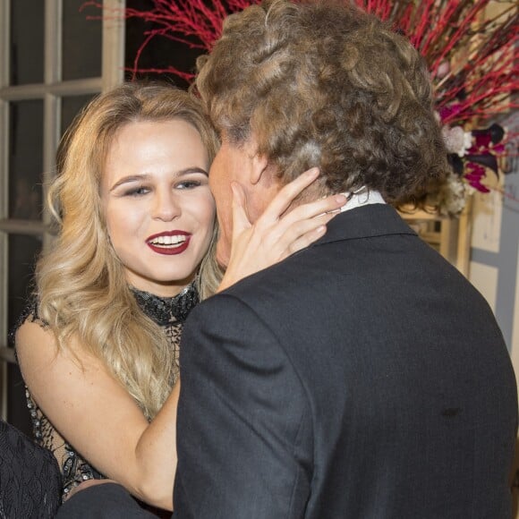 Julie Jardon et son ex-compagnon Igor Bogdanov à la soirée Couture Ball au Mona Bismarck American Center à Paris, le 26 janvier 2018. © Pierre Perusseau/Bestimage