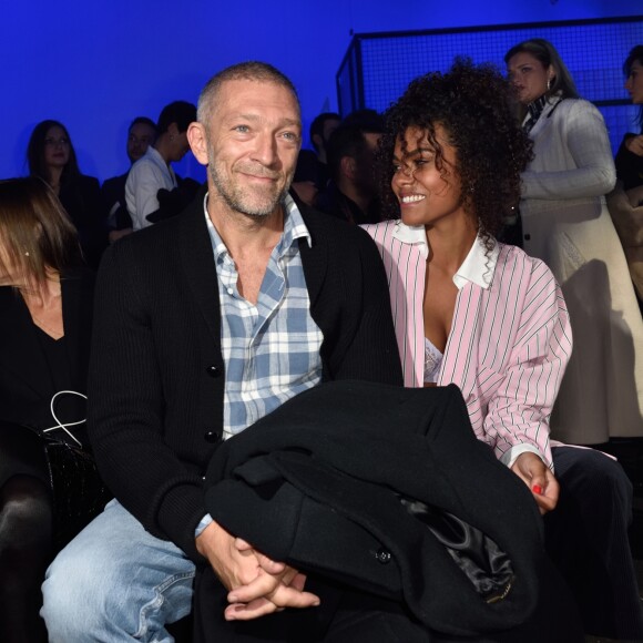 Tina Kunakey et Vincent Cassel à Paris, le 23 janvier 2018.
