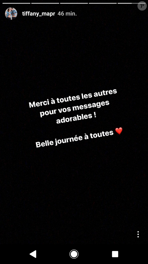 Tiffany répond aux critiques sur sa grossesse, Instagram, 31 janvier 2018