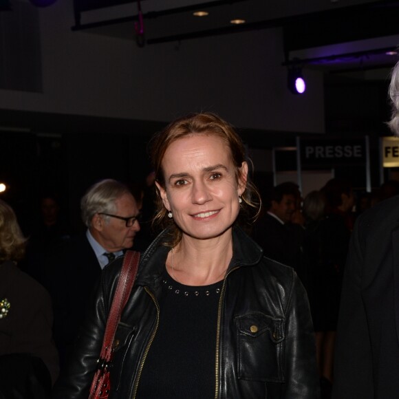 Sandrine Bonnaire et Jacques Higelin - Cérémonie de clôture du Festival du Cinéma et Musique de Film de La Baule. Le 14 novembre 2015 © Rachid Bellak / Bestimage