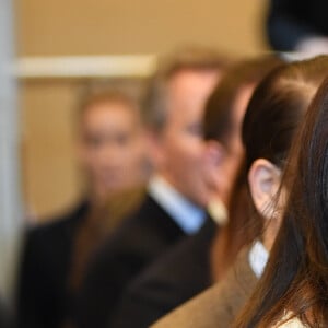 Kate Catherine Middleton (enceinte), duchesse de Cambridge - Visite du collège Matteuskolan à Stockholm. Le 31 janvier 2018  31 January 2018. The Duke and Duchess of Cambridge, accompanied by Crown Princess Victoria and Prince Daniel, visit Matteusskolan School and join children taking part in mental health activity sessions in Stockholm, Sweden, on the 31st January 2018.30/01/2018 - Stockholm