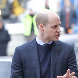 Kate Catherine Middleton (enceinte), duchesse de Cambridge, le prince William, duc de Cambridge, le prince Daniel et la princesse Victoria de Suède - Arrivées à l'Institut Karolinska à Stockholm. Le 31 janvier 2018  The Duke and Duchess of Cambridge with Crown Princess Victoria and Prince Daniel arrive at the Karolinska Institute Stockholm 31 January 2018.31/01/2018 - Stockholm