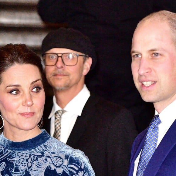 La duchesse Catherine de Cambridge en Erdem à la Fotografiska Gallery à Stockholm le 31 janvier 2018.