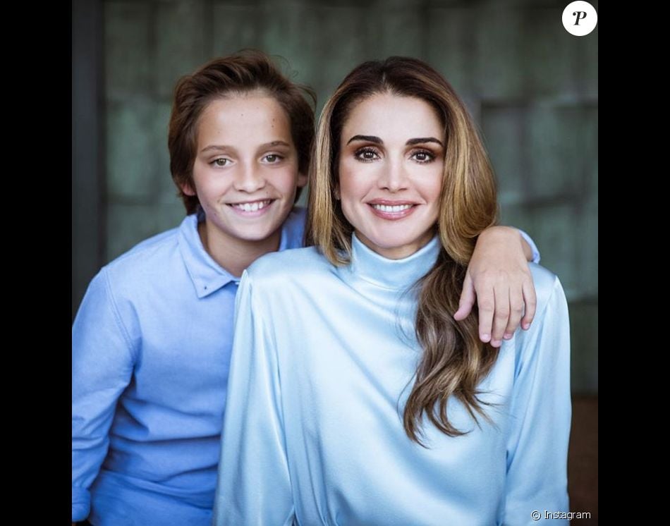 La Reine Rania De Jordanie Et Son Fils Le Prince Hashem Photo Instagram Le 30 Janvier 2018 Pour 1298