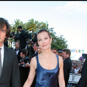 Carole Bouquet et Dimitri Rassam à Cannes en 2007.