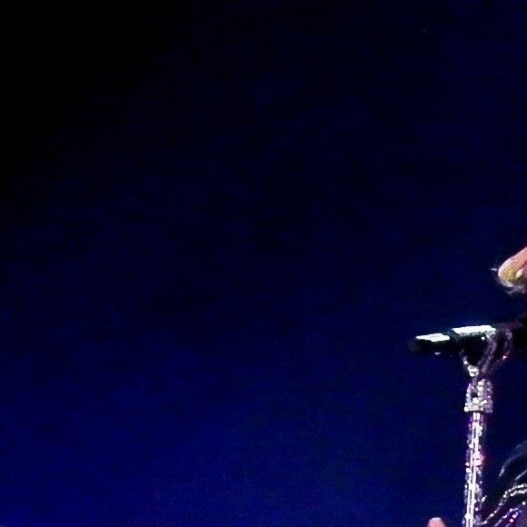 Lady Gaga en concert à Birmingham le 21 janvier 2018.