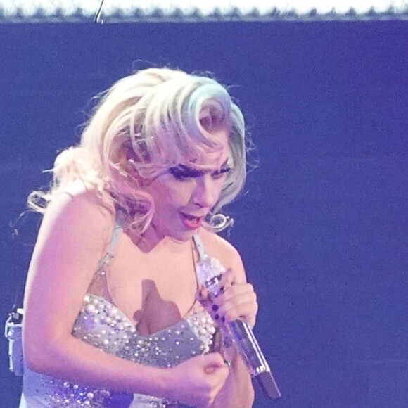 Lady Gaga en concert à Milan. Le 18 janvier 2018.