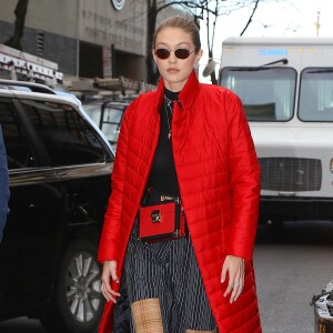 Gigi Hadid à New York le 23 janvier 2018.