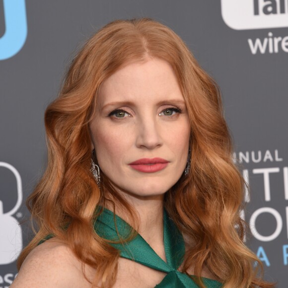 Jessica Chastain lors des "23ème Critics Choice Awards" au Barker Hangar à Los Angeles, le 11 janvier 2018. © Chris Delmas/Bestimage